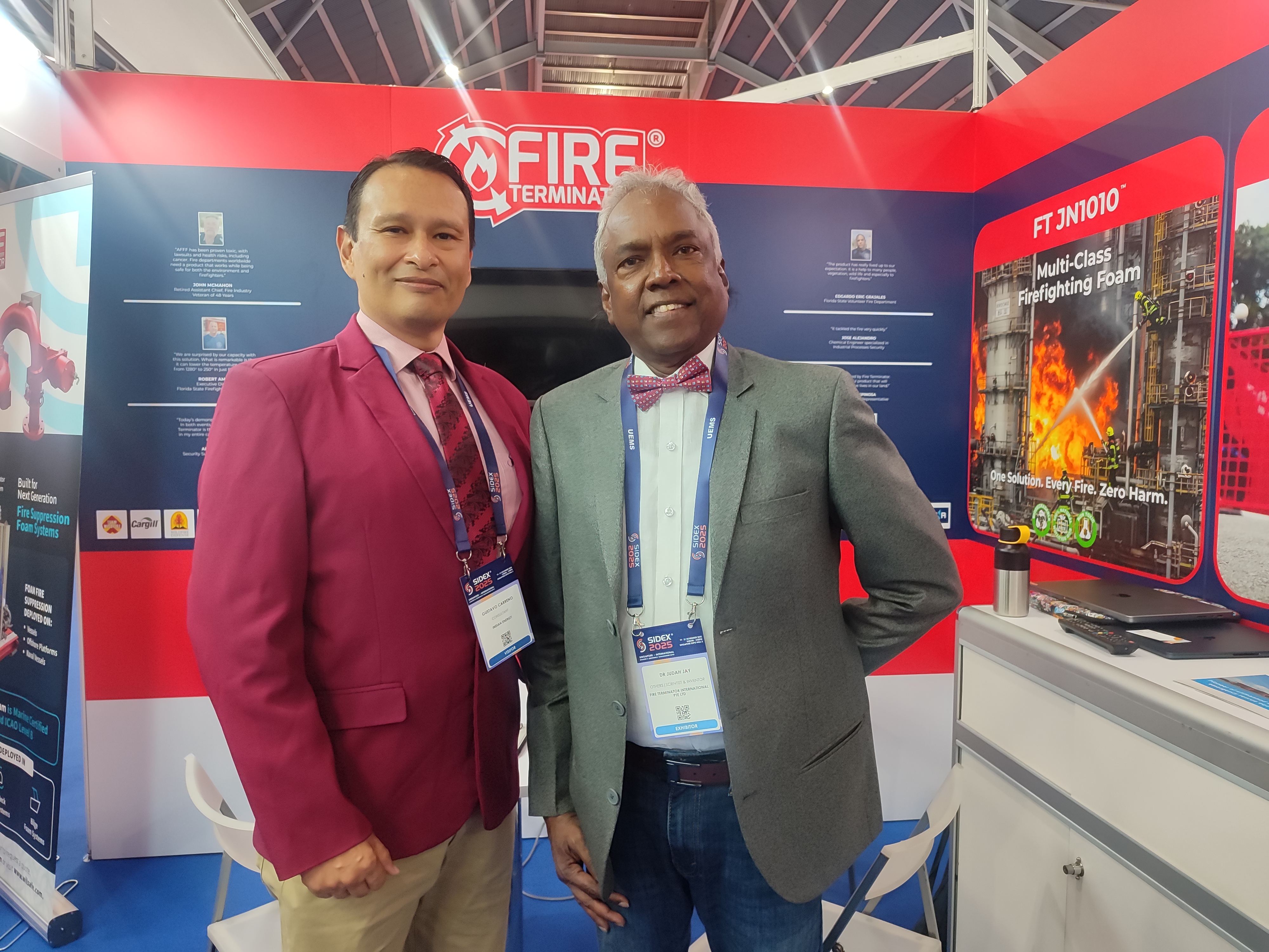 Stand en SIDEX 2025, feria internacional de seguridad contra incendios