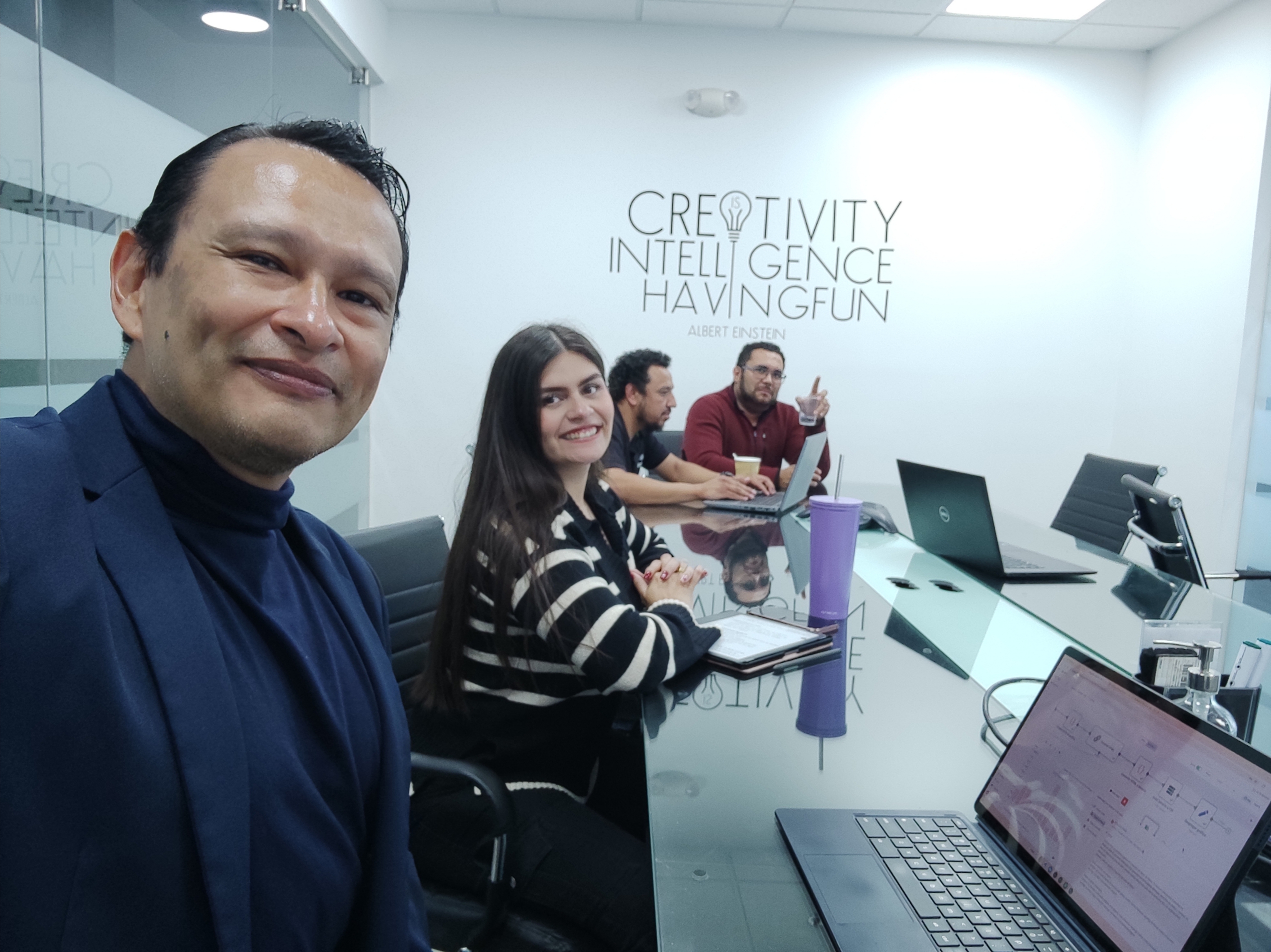 Taller de automatización e IA en Mexicana Logistics, abril 2025